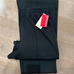 SPANX AIR ESSENTIALS PANTS BLACK NEW SIZE S TALL